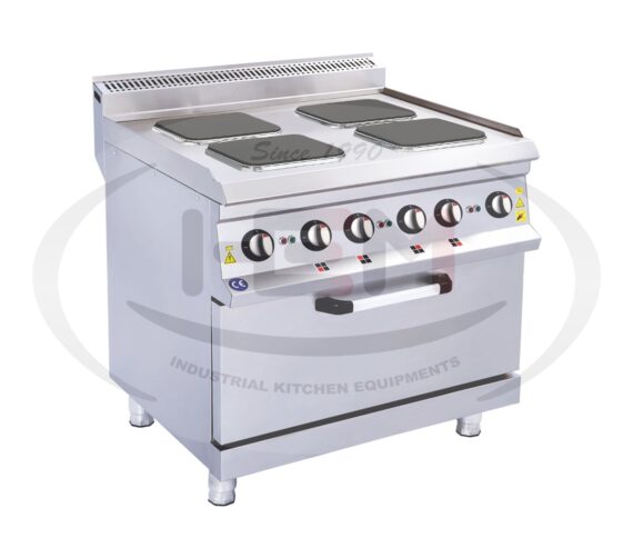 Plita Electrica Cu 4 Arzatoare Si Cuptor