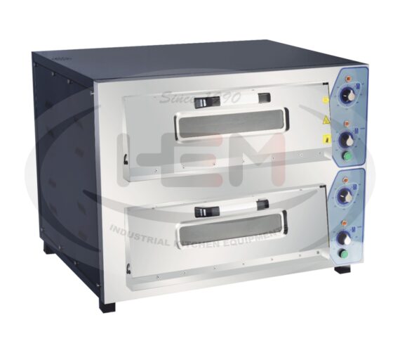 Cuptor Pizza Cu 2 Camere 8 Pizza*30 Cm