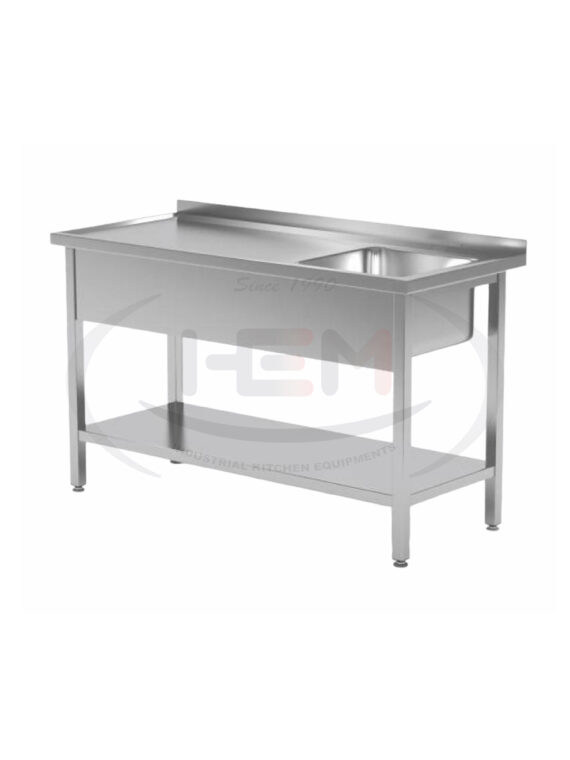 Spalator Inox 1 Cuva Si Picurator Stanga, 120x60x85 Cm