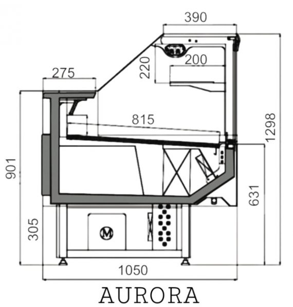 Vitrina Frigorifica Orizontala AURORA