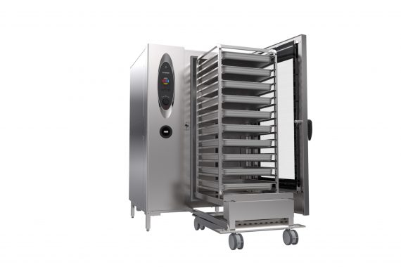 Cuptor CombiSteamer Electric Cu Touchscreen 40 Tavi GN 1/1