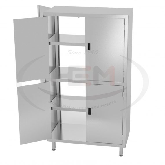 Dulap Inox Trecere 2 Fete Cu 8 Usi Batante 160x50x180