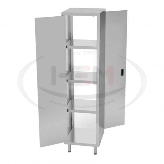 Dulap Inox Trecere 2 Fete Cu Usi Batante 80x50x180