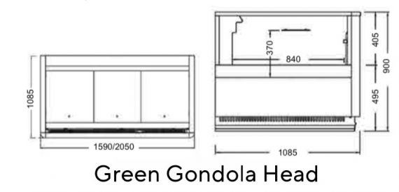 Insula Congelare Dubla GREEN 375 Cm