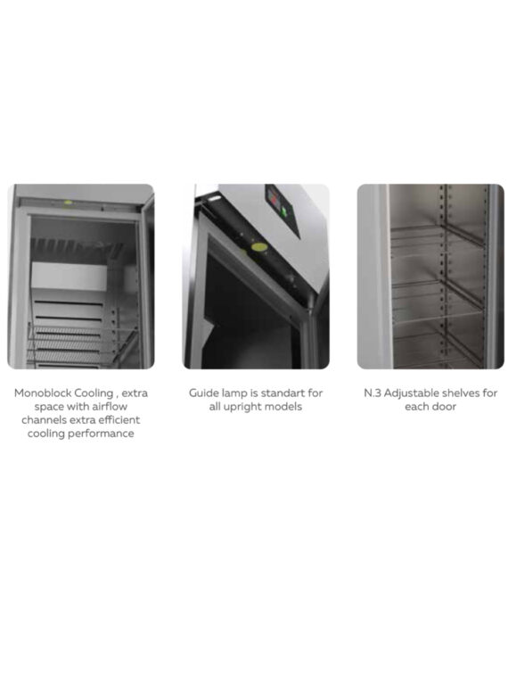 Dulap Congelare Monobloc Cu 1 Usa De Sticla 700 Litri