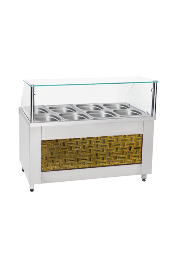 Vitrina Calda Tip Bain-Marie 4 GN 1/1, Model GOLD