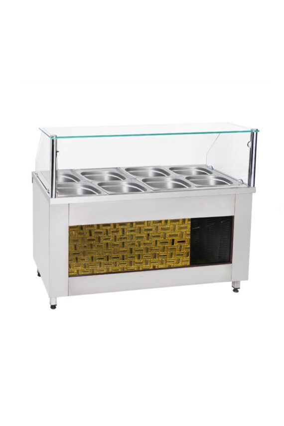 Vitrina Rece Salad Bar Cu 4 Cuve GN 1/1, Model GOLD